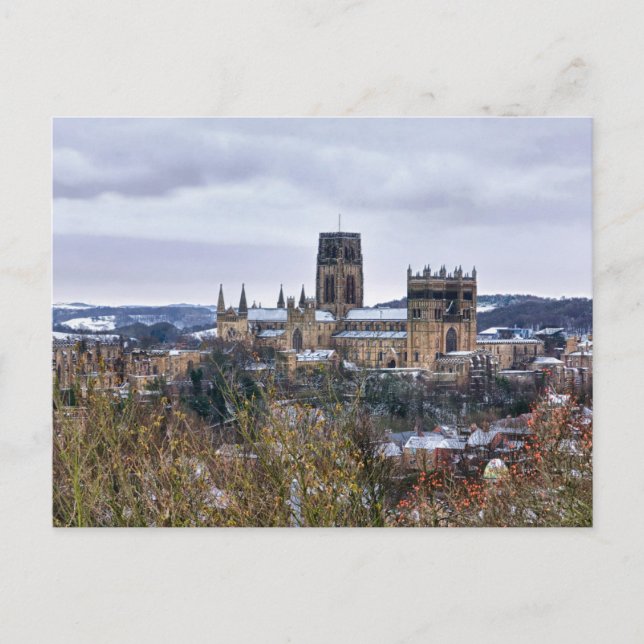 Durham Cathedral and castle Postcard (Front)