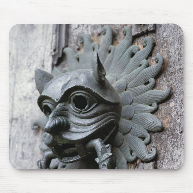 Durham Cathedral Sanctuary Knocker Mouse Pad (Front)