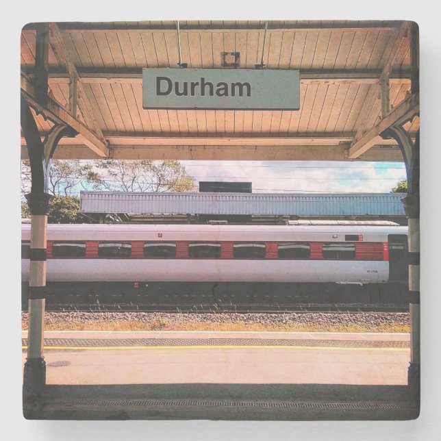 Durham city stone coaster (Front)