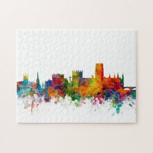 Durham England Skyline Cityscape Jigsaw Puzzle