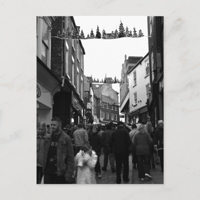 Durham high street postcard (Front)