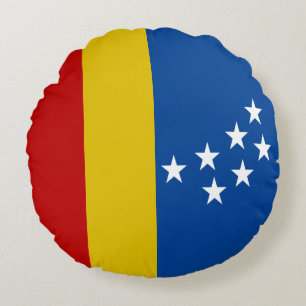 Durham (North Carolina) City flag Round Cushion