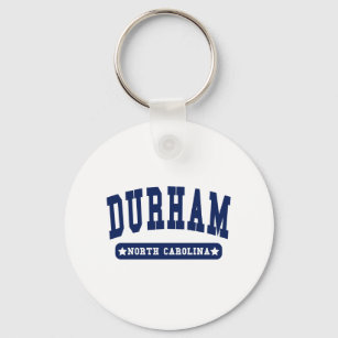 Durham North Carolina College Style tee shirts Key Ring