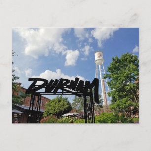 Durham North Carolina Lucky Strike Tower Photo Postcard