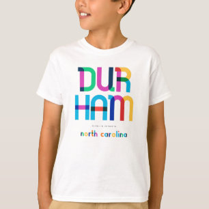 Durham North Carolina Mid Century, Pop Art, T-Shirt