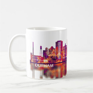 Durham North Carolina Skyline Coffee Mug