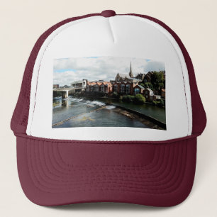 Durham river , white bridge trucker hat