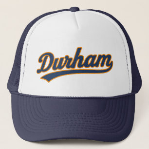 Durham Script Design – Retro Bull City Style Trucker Hat