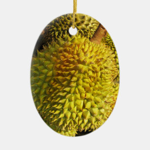 Durian Fruit Ceramic Ornament