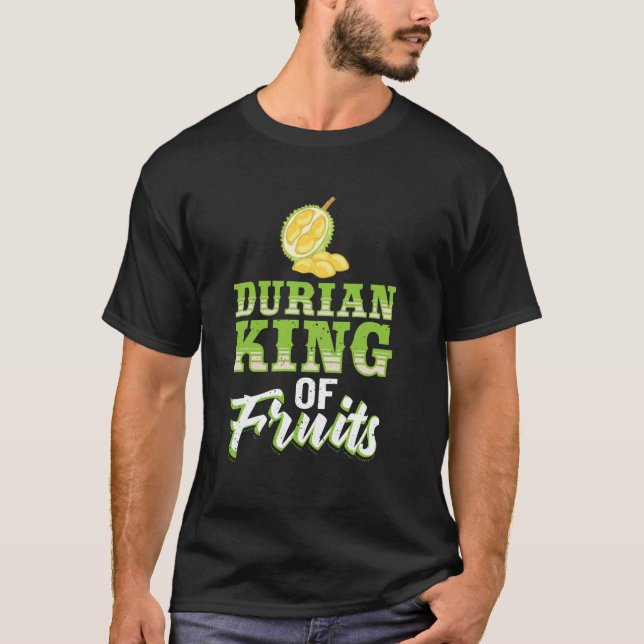 Durian Fruit Funny Asian Tropical Food T-Shirt (Front)