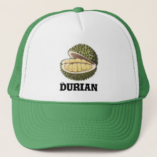 Durian fruit green trucker hat