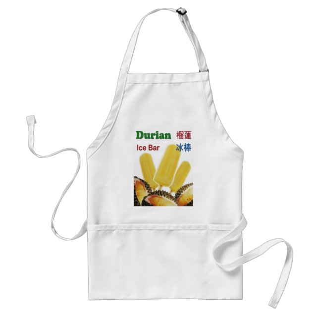 Durian Ice Bar Tropical Fruit Popsicle Standard Apron (Front)