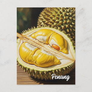 Durian in Penang Postcard