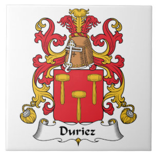 Duriez Family Crest Ceramic Tile