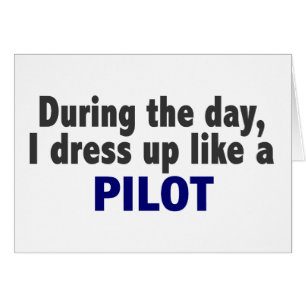 During The Day I Dress Up Like A Pilot