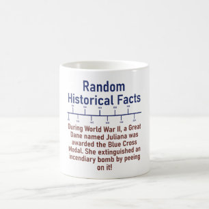 During WWII A Great Dane - History Fact Coffee Mug