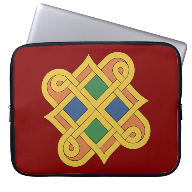 Durrow Knotwork 2016 Laptop Sleeve (Front)