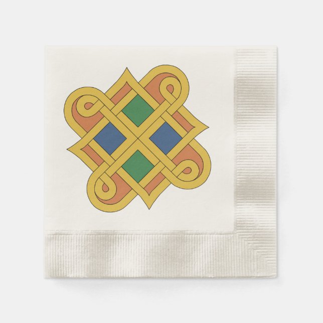 Durrow Knotwork 2016 Napkin (Front)