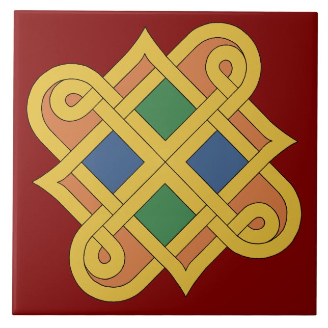 Durrow Knotwork 2016 Tile (Front)