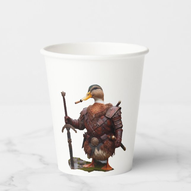 Durulz with Sword  Paper Cups (Front)
