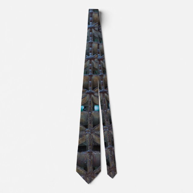 Dusable Bridge Abstract Neck Tie (Front)