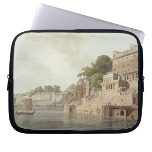 Dusasumade Gaut, at Benares on the River Ganges, f Laptop Sleeve