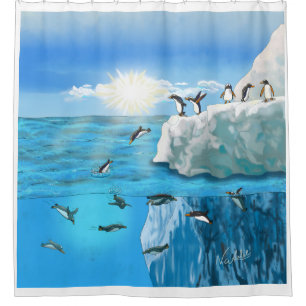 Duschvorhang Pinguine Shower Curtain