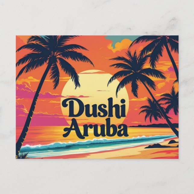 Dushi aruba postcard (Front)