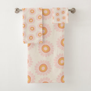 Dushi Sunflower Pattern 1 - seamless Bath Towel Set