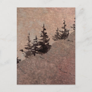 "Dusk #2" Country Roads Postcard