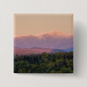 Dusk and Mount Washington in new Hampshire's 15 Cm Square Badge