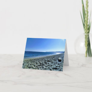 Dusk at Malibu Beach Note Card