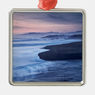 Dusk At Moonstone Beach Metal Ornament