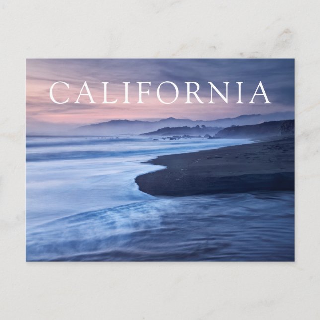 Dusk At Moonstone Beach Postcard (Front)