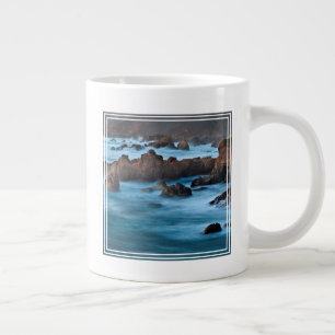 Dusk At Soberanes Cove Large Coffee Mug