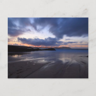 Dusk at Trevone Bay Postcard