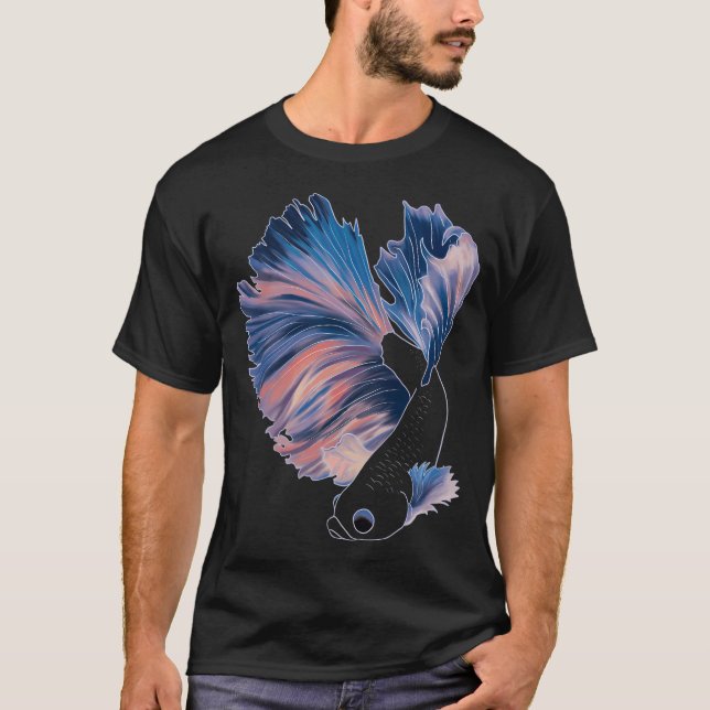 Dusk Betta Fish T-Shirt (Front)