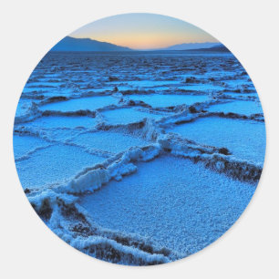 dusk, Death Valley, California Classic Round Sticker