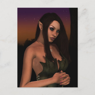 Dusk Elf Postcard