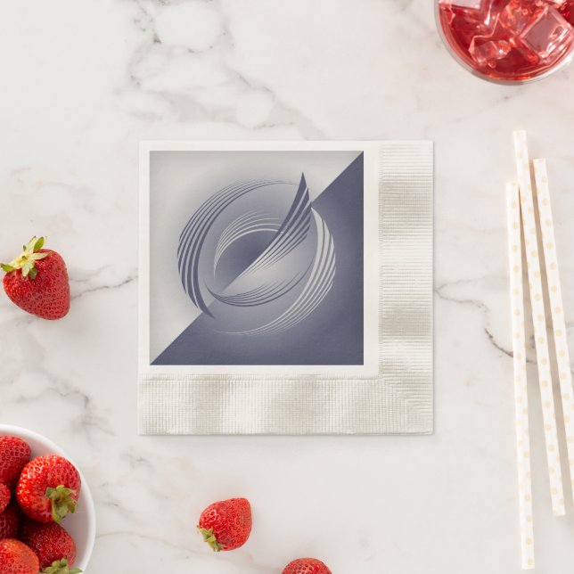 Dusk feathers napkin (Insitu)