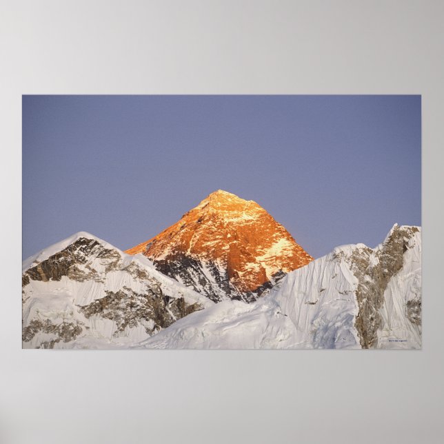 Dusk in Mount Everest, Nepal Poster (Front)
