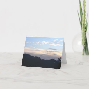 Dusk in the mountains..... card