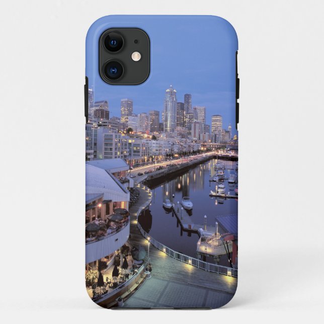 Dusk on Bell Harbour in Seattle, Washington. Case-Mate iPhone Case (Back)