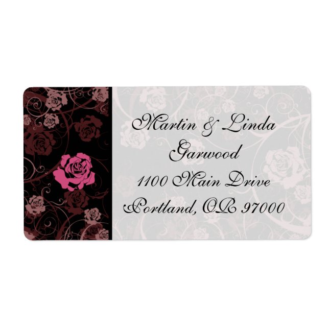 Dusk Romance Shipping Label v4 (Light) (Front)