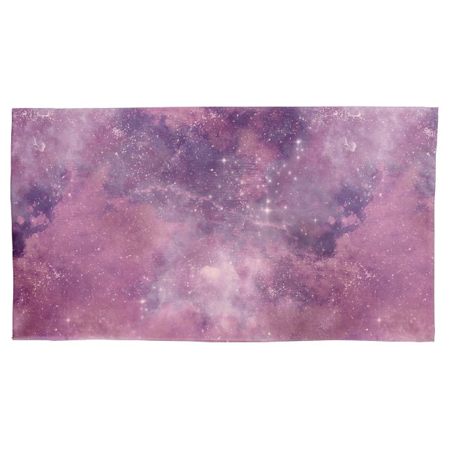 Dusk Rose Galaxy Series Design 1  Pillowcase (Front-Left)