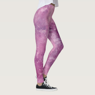 Dusk Rose Galaxy Series Design 2 Leggings