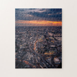 Dusk Scenic Puzzles City Art Hard Jigsaw Puzzle
