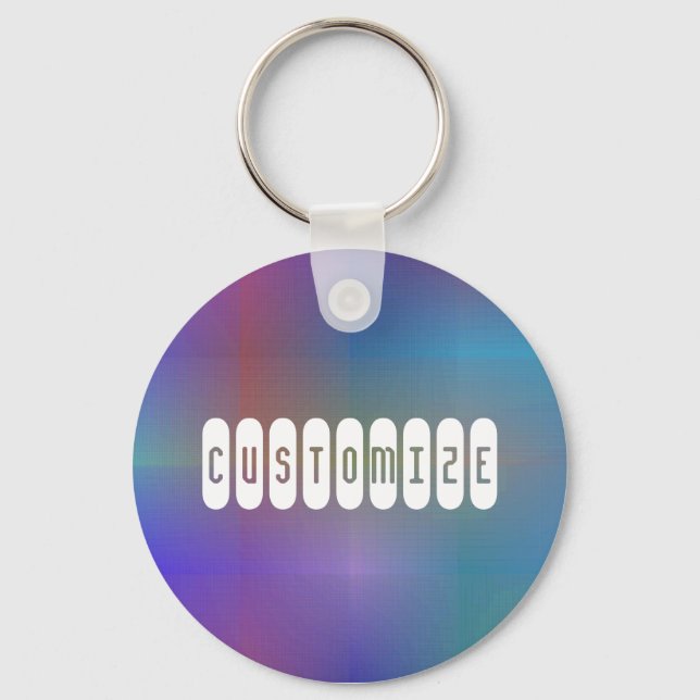 Dusky Colour I - Template Key Ring (Front)
