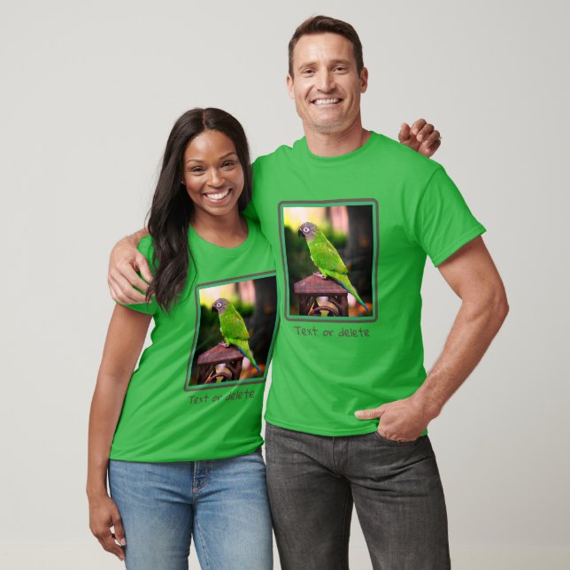 Dusky Headed Conure Parrot Personalised T-Shirt (Unisex)