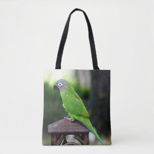 Dusky Headed Conure Parrot Tote Bag